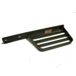Z72BR– Marchepied latérale simple droit - (ajouré) finition noir 434x138x50mm